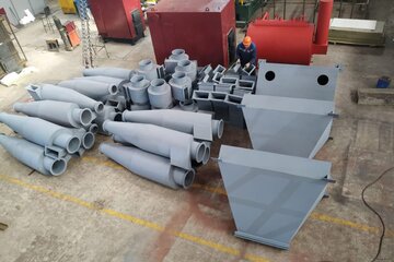 Производство циклонов ЦН-15-4-УП Производство промышленных циклонов ЦН 15 4УП