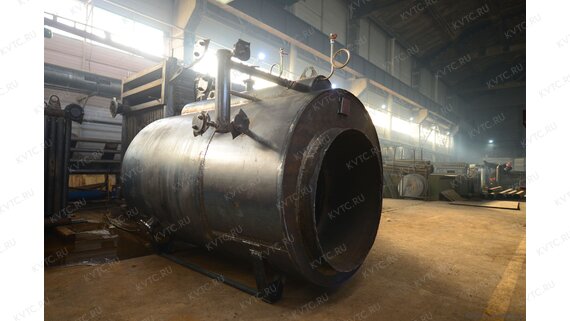 Промышленный парогенератор 500 кг пара на газе - изготовление