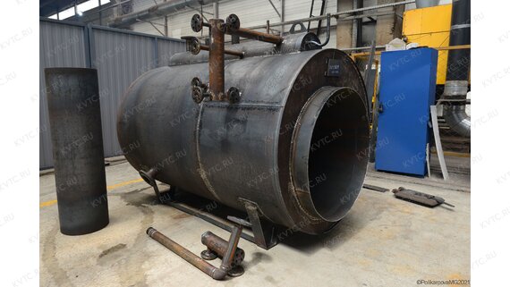 Паровой газовый котел 300 кг в час изготовление
